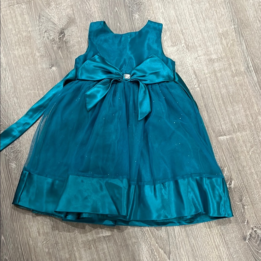 Sweet Heart Rose Blue Sleeveless Scoop Neck Sundress